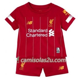 Camisolas de Futebol Liverpool Criança Equipamento Principal 2019/20 Manga Curta
